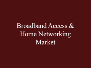 Broadband Access & Home Networking Market—A Look into 2023"