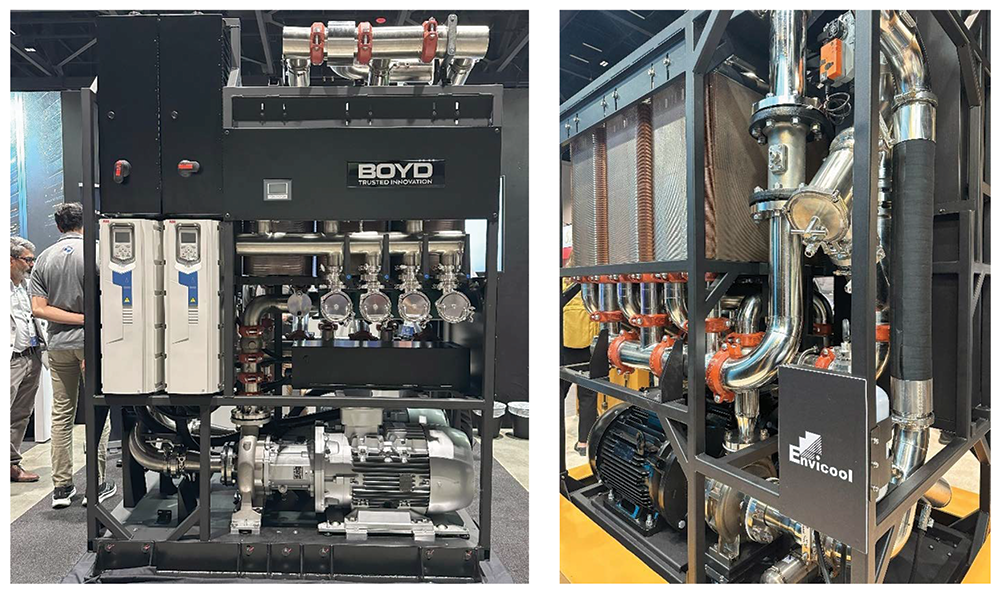 CDUs following Deschutes design showcased at OCP by Boyd and Envicool (Source: Dell’Oro Group)