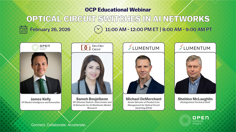 OCP Webinar - Optical Circuit Switches in AI Networks